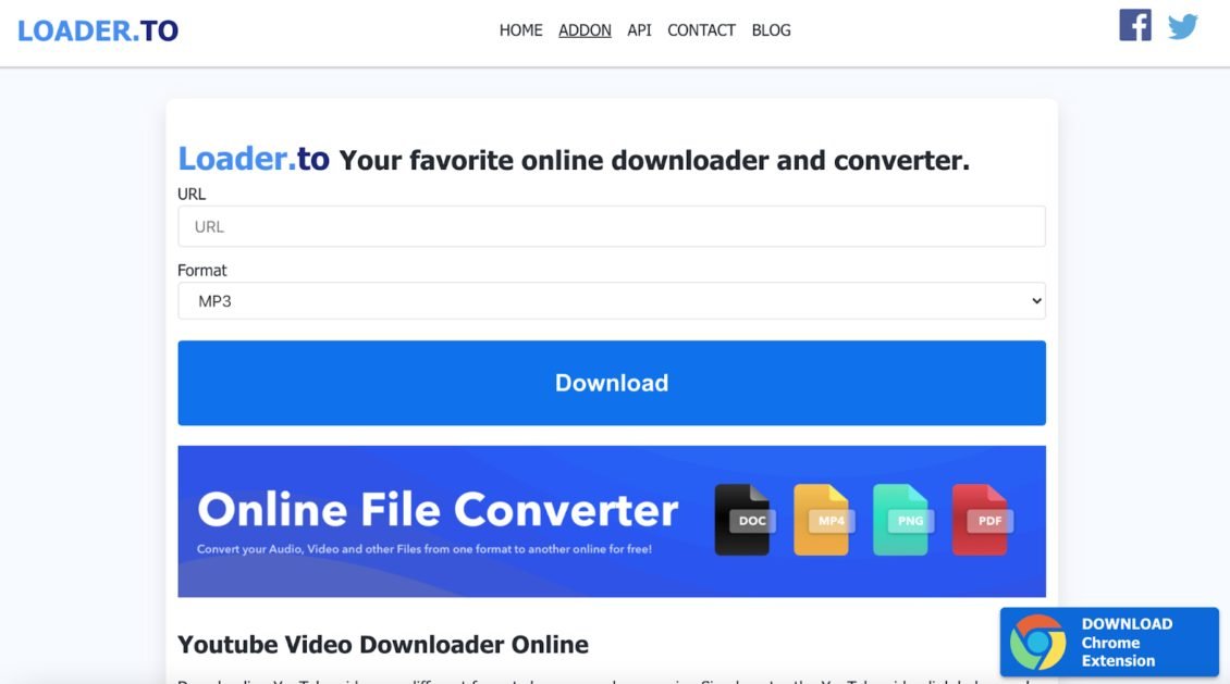 loader.to video converter