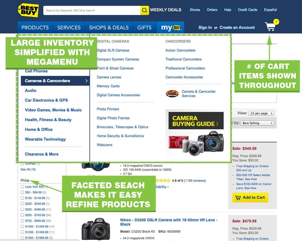 UX-Best-Practices-Best-Buy-Navigation