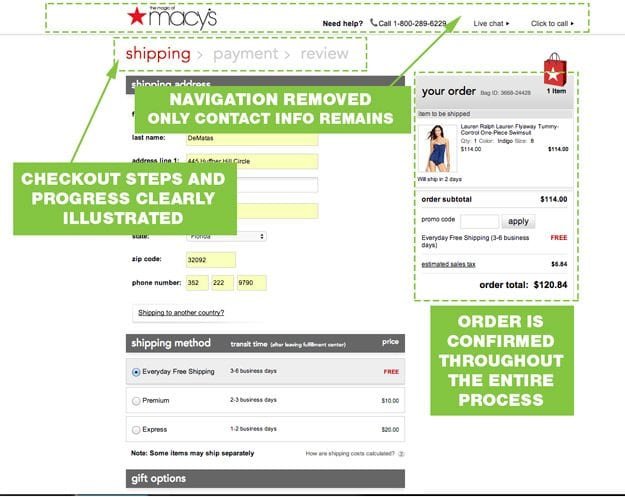 UX-Best-Practices-Macys-Checkout-Process