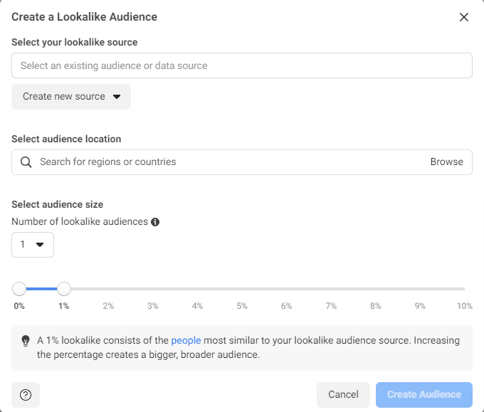 Facebook Lookalike Audiences