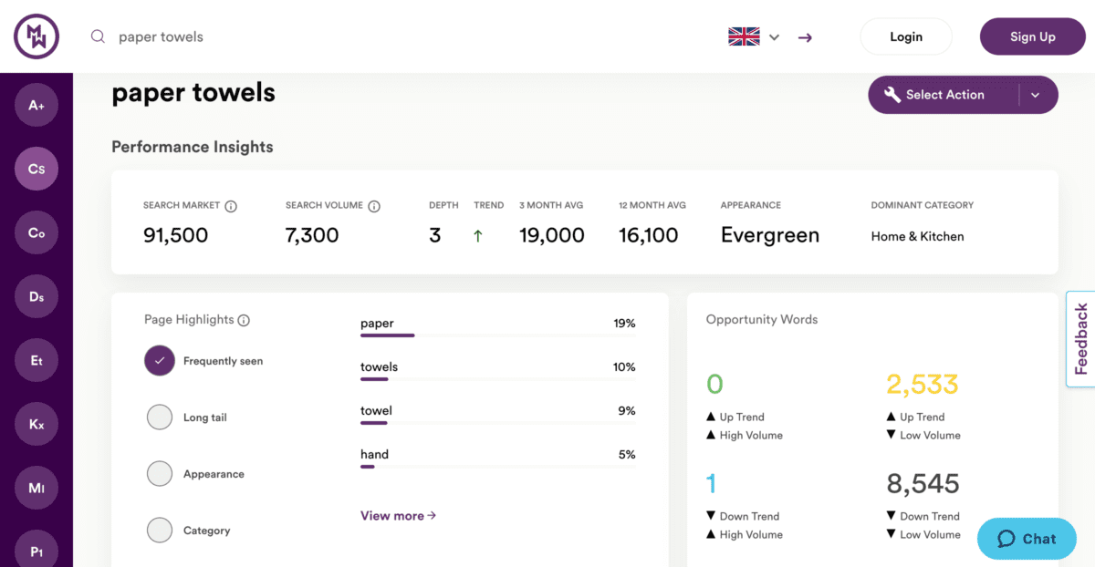 Merchant Words Keyword Research 2024