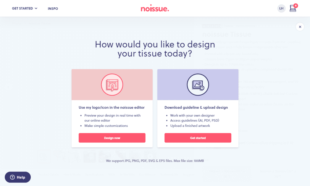 noissue designer 