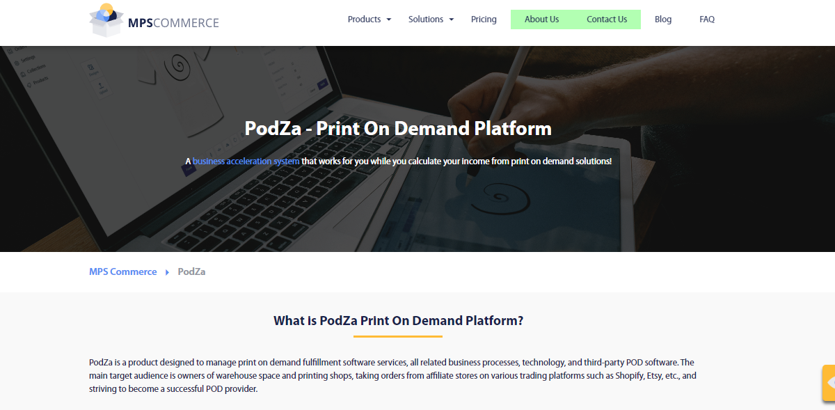 PodZa Home Page 2024