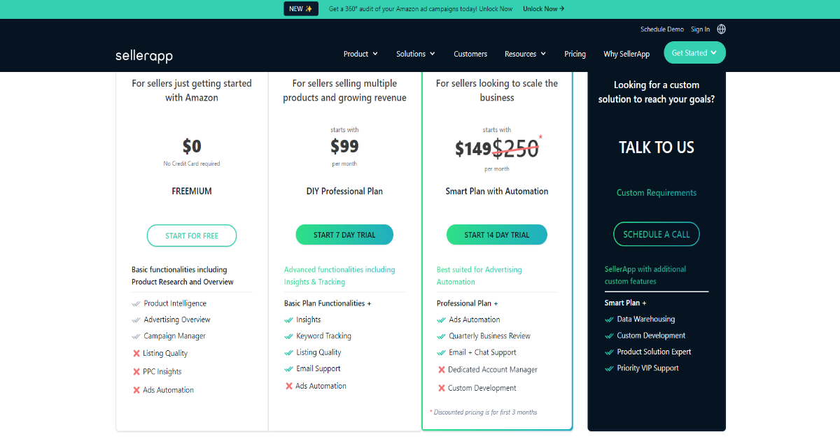 Sellerapp Pricing