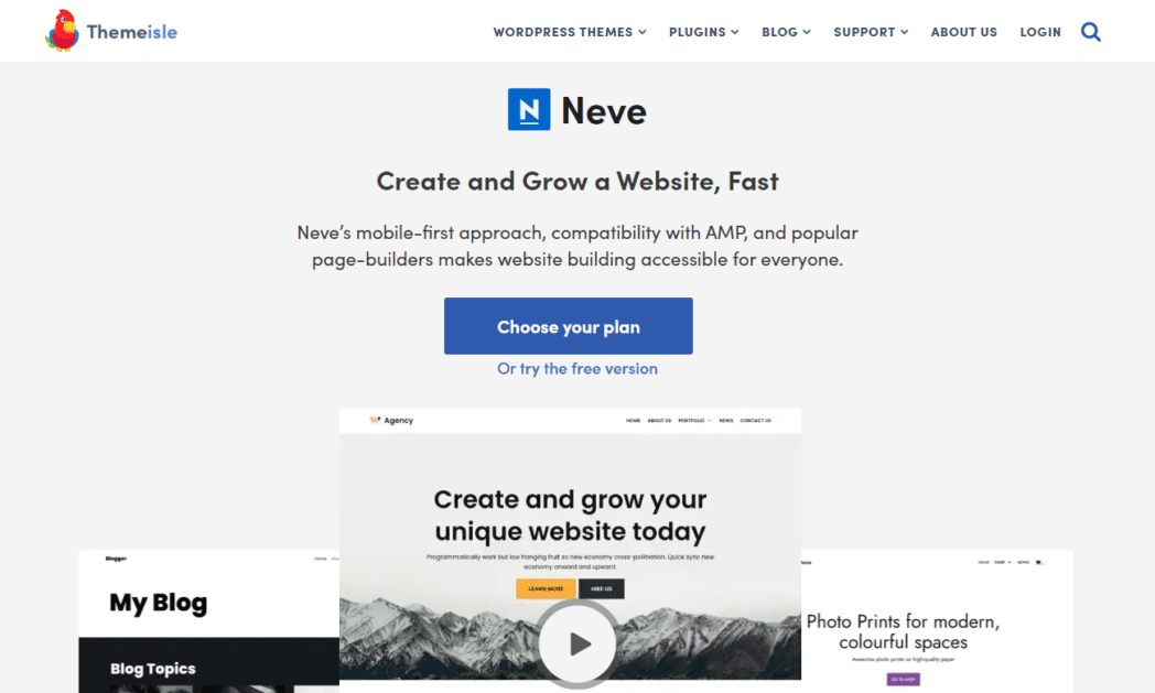 Neve WordPress Theme