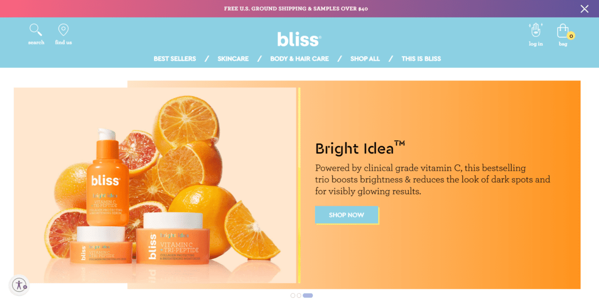 Bliss Homepage