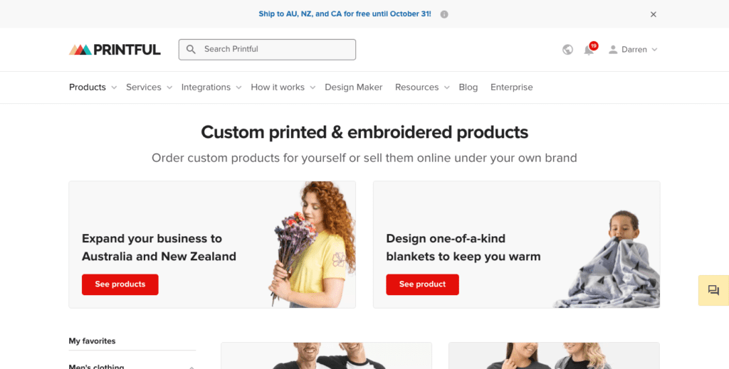 Printful Products