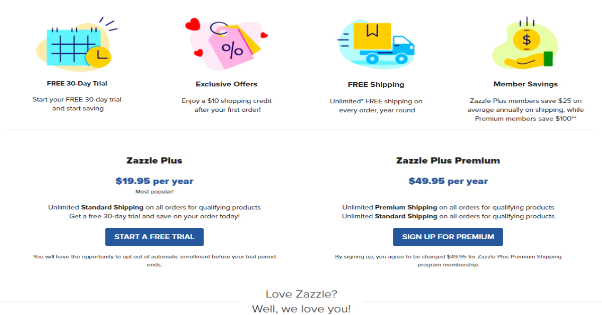 Zazzle's Pricing